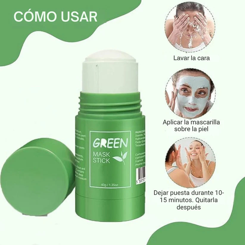Green Detox Stick™:Elimina grasa e impurezas en minuto